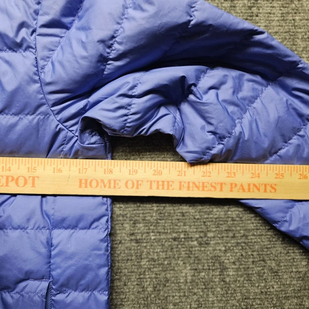 REI Co-op 650 Down Jacket Girls Large Blue Puffer Full Zip 221696